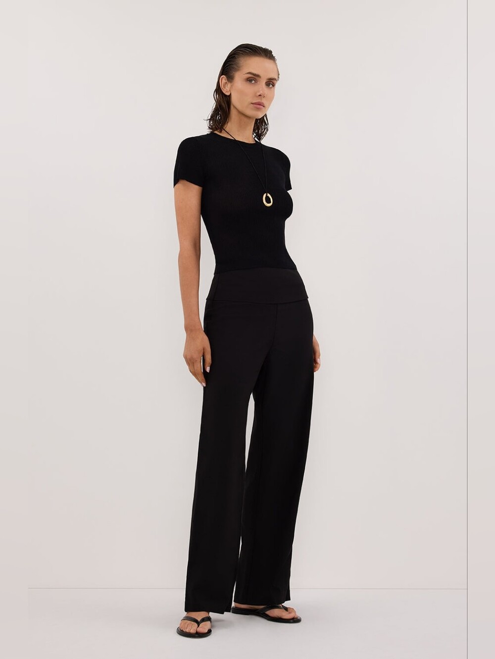 DISSH Rita Black Tailored Black Pant 6
